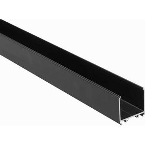 Mechanisches Zubehör - ALUMINIUM Trafo Profil VAREO Box 2m schwarz - 2H-02ABAA-VA1