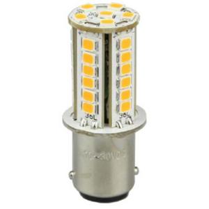 LED Lampen Sonderformen - LED Leuchtmittel für BR50 BA15d Dauerlicht weiß 230AC 14cd - 28213000106