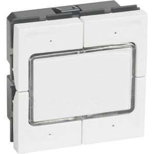 Taster - Mosaic 4-fach elektronischer Taster 2 modulig 0-24V Ultraweiß - 077045L