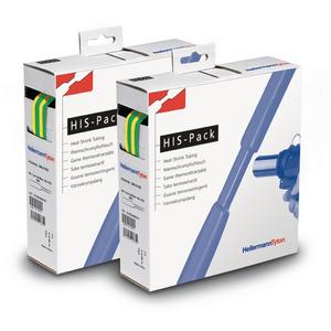 Schrumpfschlauch - Warmschrumpfschlauch 2:1 (3,2/1,6 mm) grün/gelb 10 m Rolle - 300-30327