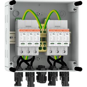 Photovoltaik-DC-Stringbox - GAK Photovoltaik-Stringbox 2 MPP/1 String 1000VDC Typ 1+2 mit MC4-Stecker - 83070106