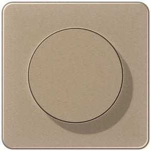 Abdeckung für Schalter, Taster, Dimmer, Jalousie - Abdeckung mit Drehknopf Serie CD gold-bronze - CD1740GB