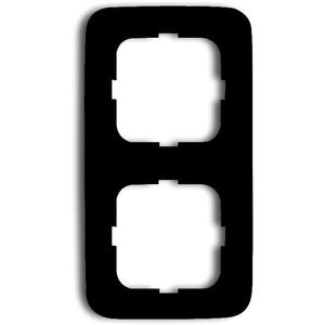 Abdeckrahmen - Abdeckrahmen 2-fach schwarz - Reflex SI - 2CKA001725A1066