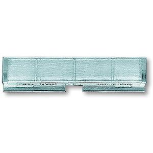 Bezeichnungsmaterial für Installationsschalterprogramme - Beschriftungsträger Mittelsteg für Ersatzbedarf von vorne transparent balance SI - 2CKA001799A1003