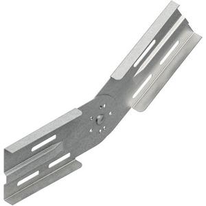 Verbinder für Kabeltragsystem - Gelenkverbinder vertikal Höhe 106,5 mm Stahl bandverzinkt DIN EN 10346 - 305100