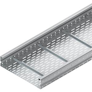 Kabelrinne/Weitspannkabelrinne - Weitspannkabelrinne 105x400x6000 mm t=1,5 mm gelocht Stahl bandverzinkt - 310906