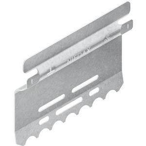 Stoßstellenverbinder für Leitungsführungskanal - Stoßstellenverbinder mit Flachstecker für Höhe 40 mm Stahl bandverzinkt - 516506