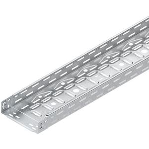 Kabelrinne/Weitspannkabelrinne - Kabelrinne gelocht mit angeprägtem Verbinder 60x200x3000 mm CITO Stahl - 948161