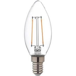 LED Kerzenlampen - DC35K LED Kerzenlampe C35 Filament E14 2,5W 230VAC 250lm 927 320° DIM klar - 10001693