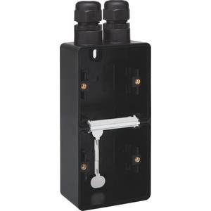 Aufputzgehäuse - Spritzwassergeschützte vertikale Doppel-Aufputzdose mit 2-facher Kabeleinführung - 761-84252
