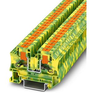 Durchgangs-Reihenklemme - Schutzleiter-Reihenklemme PTV 6-PE - 1116736