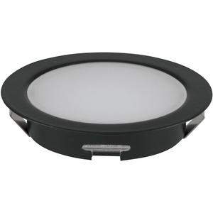 Downlights und Einbaustrahler - LED Möbeleinbauspot AMALFARA schwarz matt DM: 68mm 4000K 1x2,5W - 68401