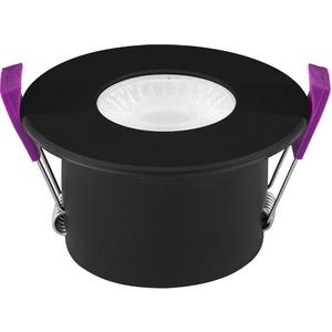 Downlights und Einbaustrahler - Downlight ALQUERIA 4CCT IP65 mit schwarzer Abdeckung LED 6,7W - 68783