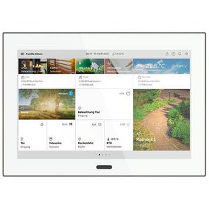 Bussystem-Melde-/Bedientableau - KNX Busch-SmartTouch 10" Wi-Fi Glas weiß/graphit - 2TMA310050W0002