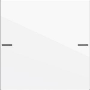 Tastwippe KNX - Wippenset 1-fach für Tastsensor 4 System 55 Reinweiß glänzend - 575103