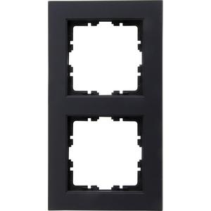 Abdeckrahmen - HK07 - Abdeckrahmen 2-fach Farbe: anthrazit - 402615004