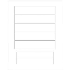 Bezeichnungsmaterial für Installationsschalterprogramme - HK07 - Beschriftungsbogen A4 - 491600004