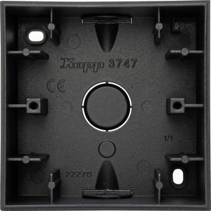 Aufputzgehäuse - HK07 - 1-Fach Aufputz-Gehäuse zur Aufputzmontage Farbe: anthrazit - 374715005