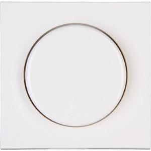 Abdeckung für Schalter, Taster, Dimmer, Jalousie - HK07 - Dimmer-Abdeckung für Druck-Wechseldimmer Farbe: reinweiß - 490629006