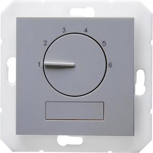 Raumtemperaturregler - Elektronisches Raumthermostat im Design HK07 und der Farbe stahl - 296547005
