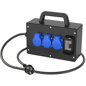 CEE-Steckdosen-Kombination - Mobilverteiler Vollgummi Baureihe TRAUNSEE BV 3xSSD 1.5m3G2.5VG-St H07 Ea IP54 - 9216066