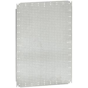 Montageplatte für Verteilergehäuse - Montageplatte Lina 12,5, Lochplatte, Abmessung 500 x 400 (Höhe x Breite in mm) - 036009