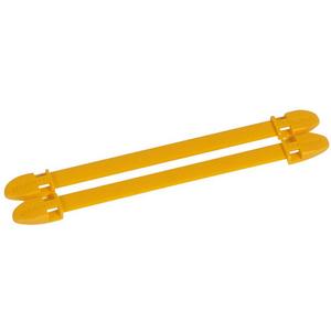 Kabelmarkierungssystem - Kennzeichnungssystem Duplix Etikettenträger Gelb - 038464