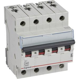 Leitungsschutzschalter - LS-Schalter TX3 D-Charakteristik 40A 4P 6kA 400VAC 4TE - 403776