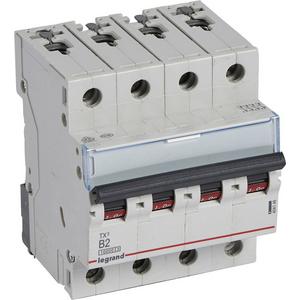 Leitungsschutzschalter - LS-Schalter TX3 B-Charakteristik 2A 4P 10kA 400VAC 4TE - 404148