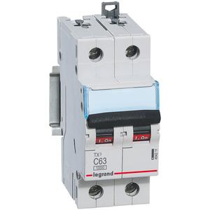 Leitungsschutzschalter - LS-Schalter TX3 C-Charakteristik 63A 2P 10kA 400VAC 2TE - 404211