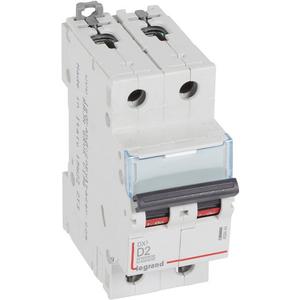 Leitungsschutzschalter - LS-Schalter DX3 D-Charakteristik 2A 2P 10kA 400VAC 2TE - 409444
