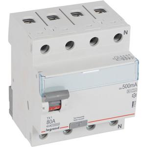Fehlerstrom-Schutzschalter - FI-Schutzschalter  80A 4-polig 500mA Typ A selektiv kurzverz. - 411809