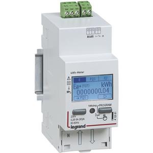 Elektronischer Elektrizitätszähler - Energiezähler EMDX³, 63 A, 1-phasig, Direktanschluss, RS485, 2TE - 412081