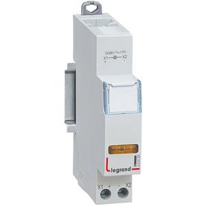 Leuchtmelder Reiheneinbau - Meldeleuchten CX3, LED, 1-fach (Gelb ), 12/48V AC/DC, 1TE - 412923