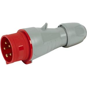 CEE-Stecker - CEE-Steckdose 5P 16A 415V Rot IP44 - 555129