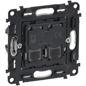 Kommunikationsanschlussdose Kupfer - Einsatz IN’MATIC 2xRJ11 TELEFONDOSE - 753039