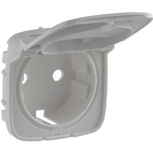 Abdeckung für Schalter, Taster, Dimmer, Jalousie - Valena Allure Abdeckung Schutzkontaktsteckdose Klappdeckel Farbe: Aluminium - 754847