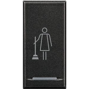 Abdeckung für Schalter, Taster, Dimmer, Jalousie - MyHome SymbolWippe Reinigen Anth - HS4915MR