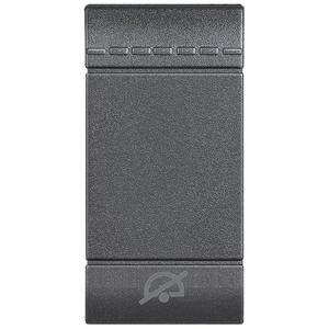 Abdeckung für Schalter, Taster, Dimmer, Jalousie - Wippe -Nicht Stören-1-Modulig Anth. - L4915DD