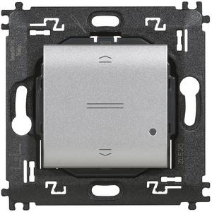 Funksender - Drahtloser Wandsender Rollladen für LivingLight with Netatmo Farbe: Tech - NT4027CW