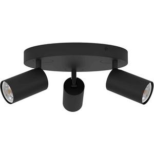 Anbauleuchte - Deckenleuchte Rondell TELIMBELA-Z CONNECT GU10-LED 3x4,9W schwarz - 900336