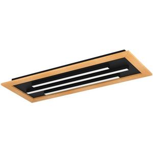 Anbauleuchte - Deckenleuchte TIRRENARA LED 2x9,2W 1x13,7W 3960lm 2765K schwarz braun weiß - 900604