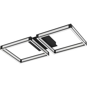 Anbauleuchte - Deckenleuchte ALTAFLOR 8x2,8W LED 3040lm 3000K 640x300 schwarz/weiß - 99788