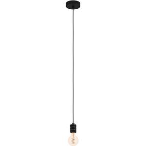 Pendelleuchte - Hängeleuchte YORTH E27 1x40W schwarz matt - 43801
