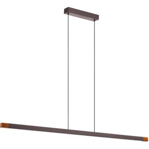 Pendelleuchte - Hängeleuchte LISCIANA LED 22W 2500lm 3000K L-1260 alu/Holz/weiß - 900175