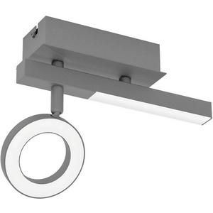 Anbauleuchte - Strahler CARDILLIO 2 LED 1x3,2W 1x2,2W 400 240lm 3000K schwarz/satiniert - 900513