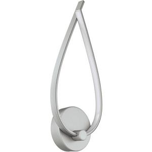 Wandleuchte - Wandleuchte PALOZZA 1 10W LED 1300lm 3000K nickel-matt weiß - 98889