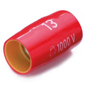 Innensechskant-Einsatz für Steckschlüssel - Steckschlüsseleinsatz DIN 7448, 1000V, SW10, 3/8 Zoll-Innenvierkant-Antrieb - 112522