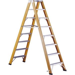 Sprossenleiter - Stufen-Stehleiter mit 2x6 Stufen - 146506