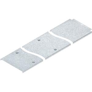 Deckel für Kabeltragsystem - Deckel für KR/-leiter m. Stoßleiste 202x3000 mm t=0,8 mm Edelstahl AISI 304 - 337002